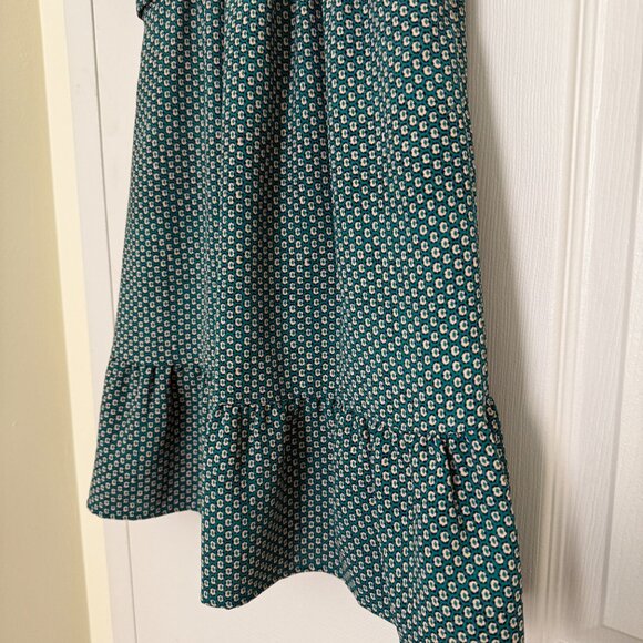 Maeve Anthropologie Martina Belted Turquoise Dress - 0P - Picture 11 of 11